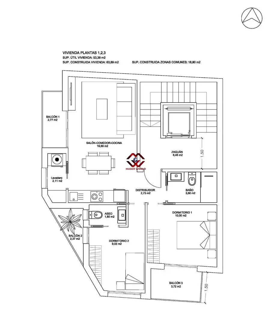 Apartment mit Aufzug zum Verkauf in Bigastro, imagen 19