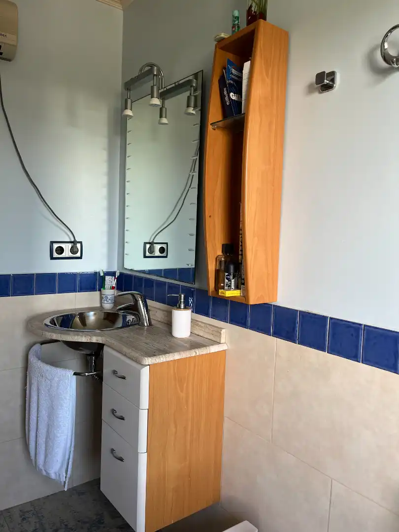Bany de Casa o xalet en venda en Vilanova del Vallès amb Aire condicionat, Calefacció i Jardí privat