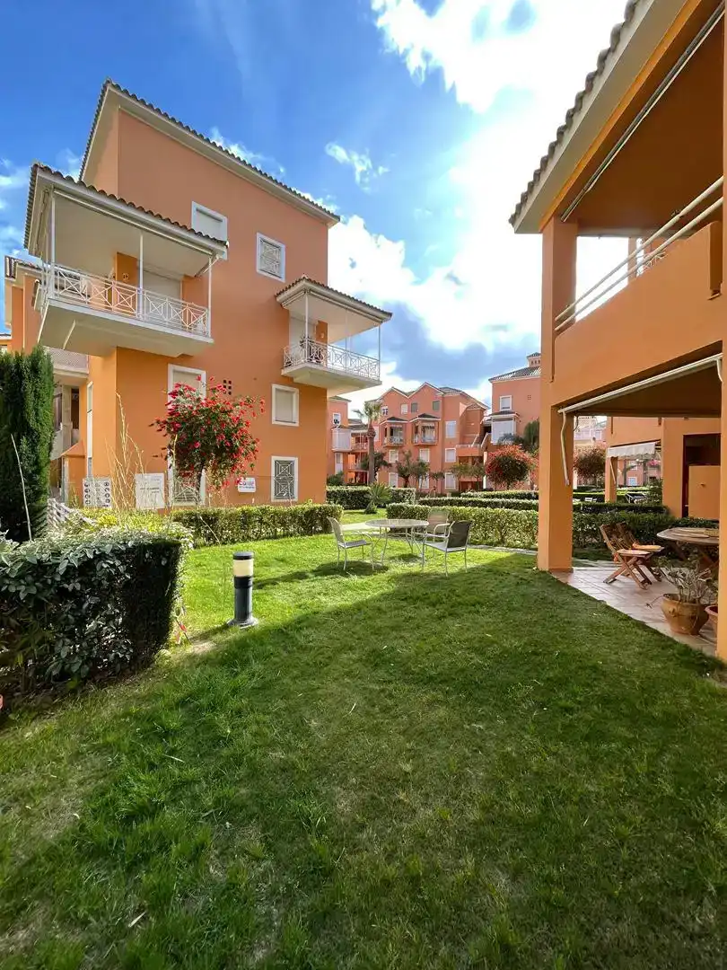 Terrasse von Wohnung zur Miete in Islantilla mit Klimaanlage und Schwimmbad