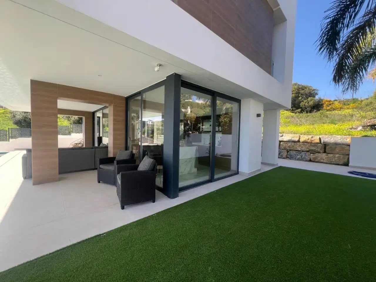 Terraza de Casa o chalet en venta en Estepona con Aire acondicionado, Calefacción y Jardín privado