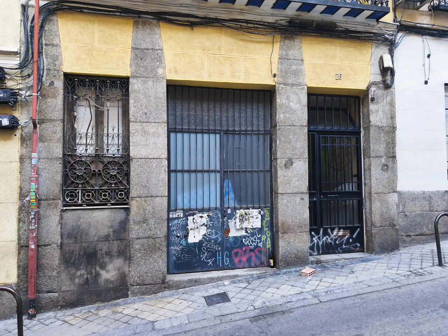 Vista exterior de Local de alquiler en Madrid