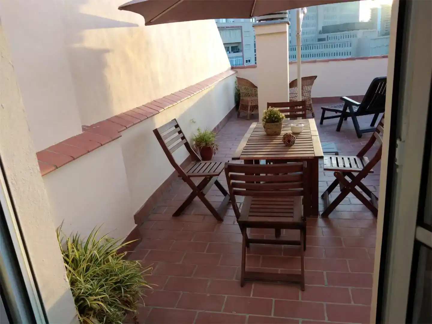 Terrassa de Àtic de lloguer en Málaga Capital amb Aire condicionat