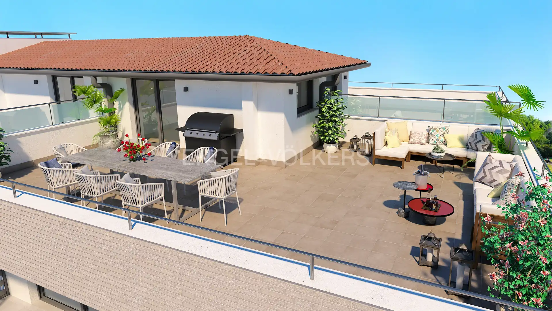 Terraza de Ático en venta en Les Franqueses del Vallès con Aire acondicionado, Calefacción y Parquet