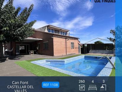 Swimming pool of House or chalet for sale in Castellar del Vallès  with Air Conditioner