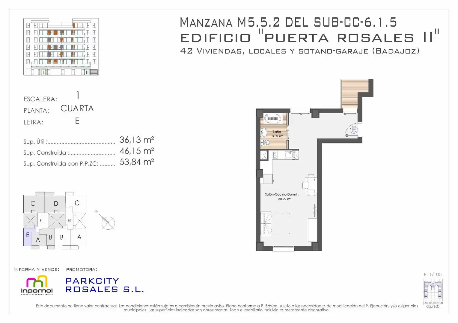 Study for sale in Badajoz  with Air Conditioner, Heating and Community pool