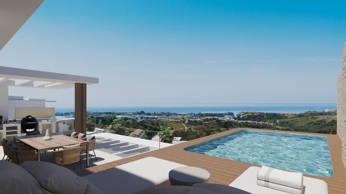 Terrassa de Apartament en venda en Estepona amb Aire condicionat, Jardí privat i Terrassa