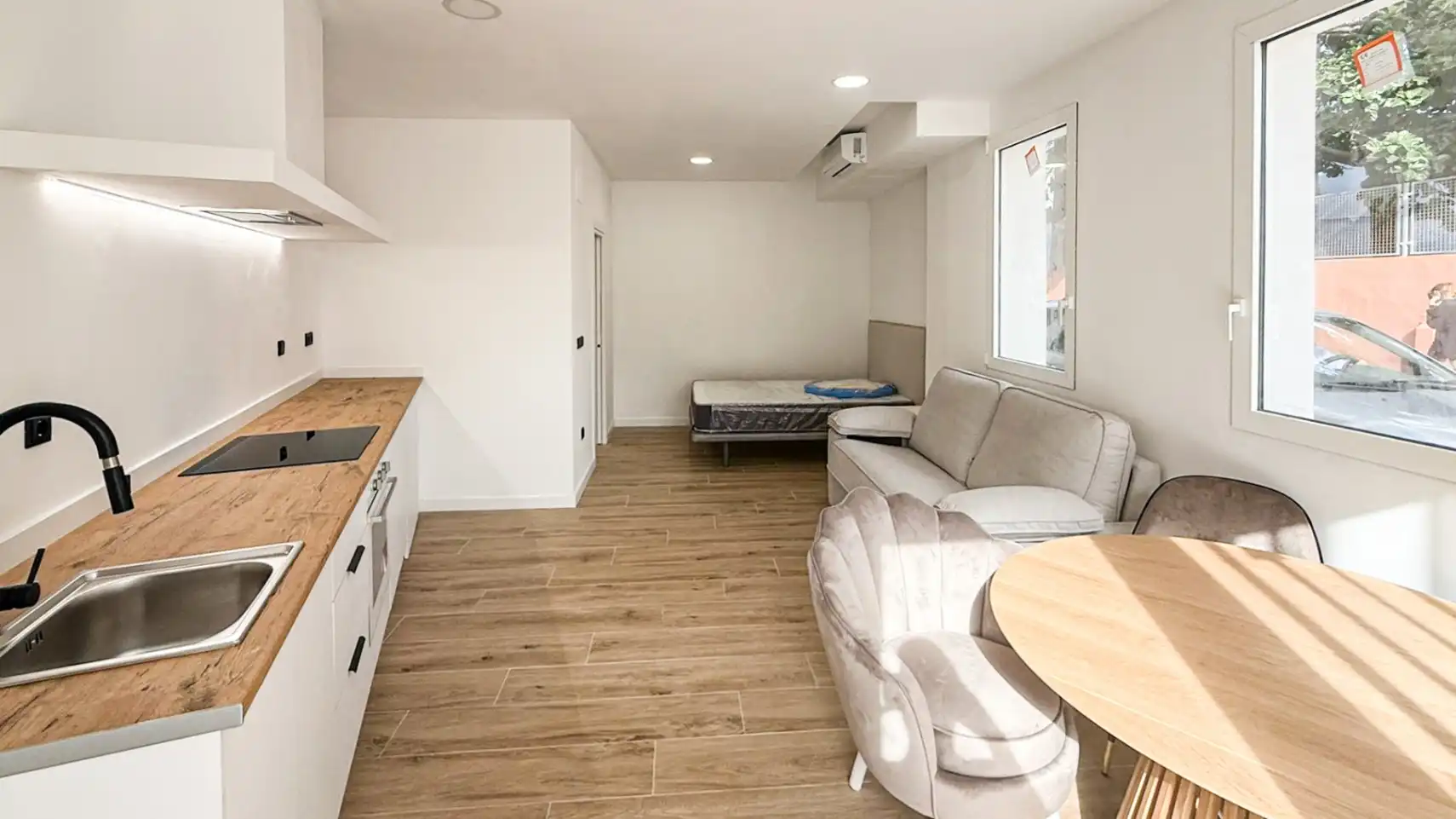 Sala de estar de Estudio en venta en Dénia con Aire acondicionado, Calefacción y Amueblado