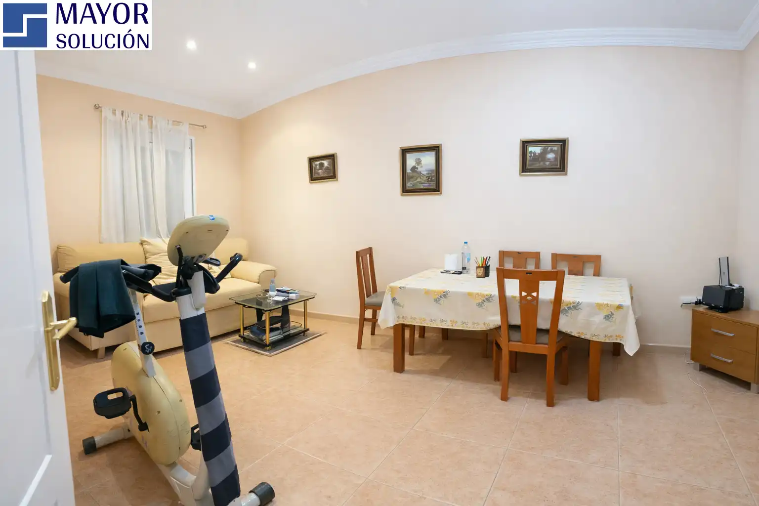 Living room of Houses for sale in Casariche  with Furnished