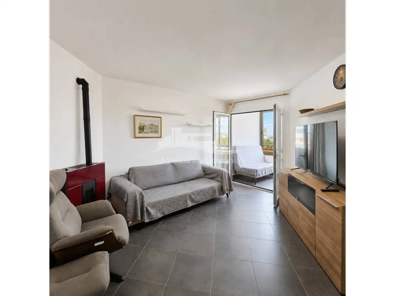 Wohnzimmer von Wohnung zum Verkauf in Castell d'Aro, Platja d'Aro i s'Agaró mit Klimaanlage, Heizung und Terrasse