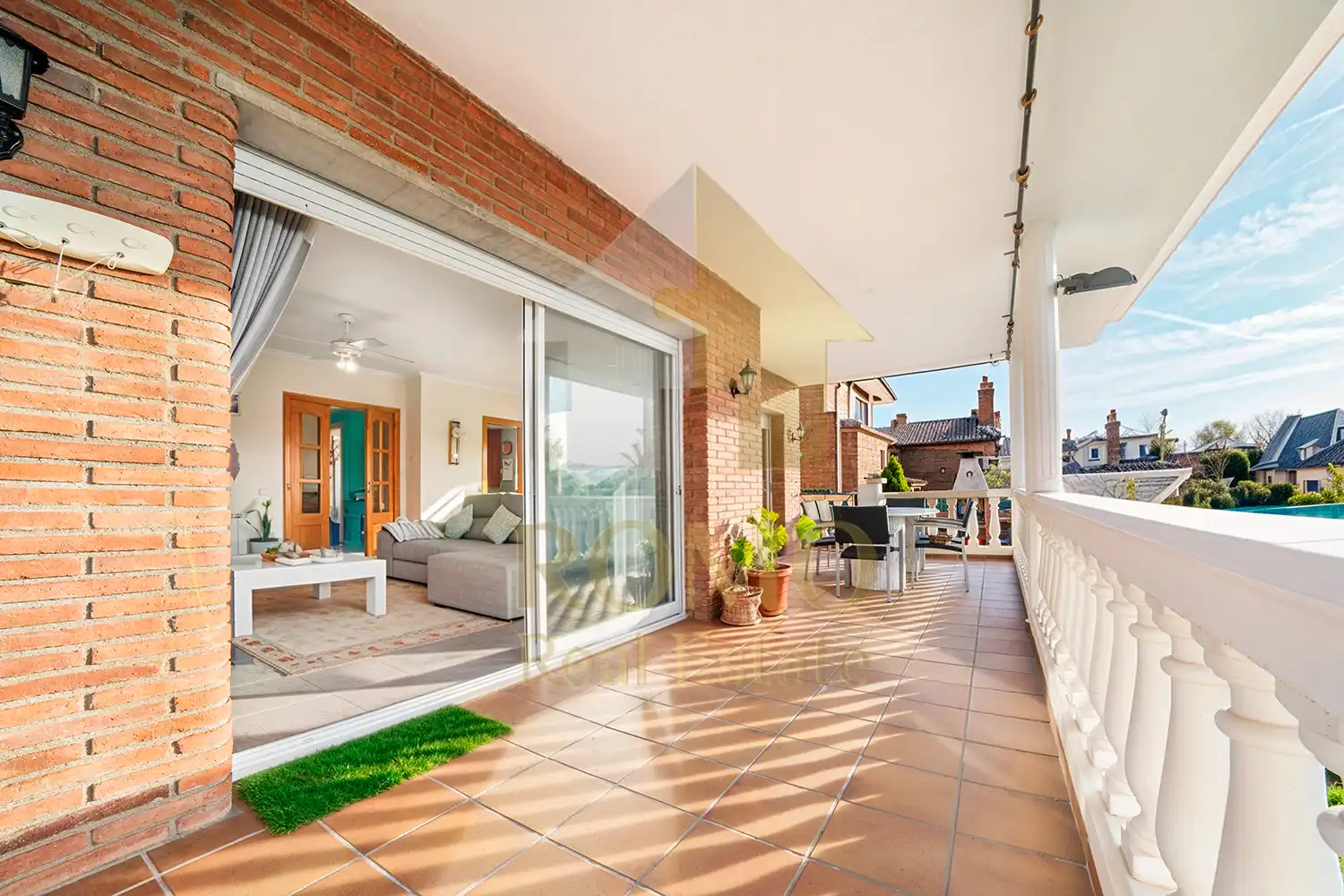 Terraza de Casa o chalet en venta en L'Ametlla del Vallès con Aire acondicionado, Calefacción y Jardín privado