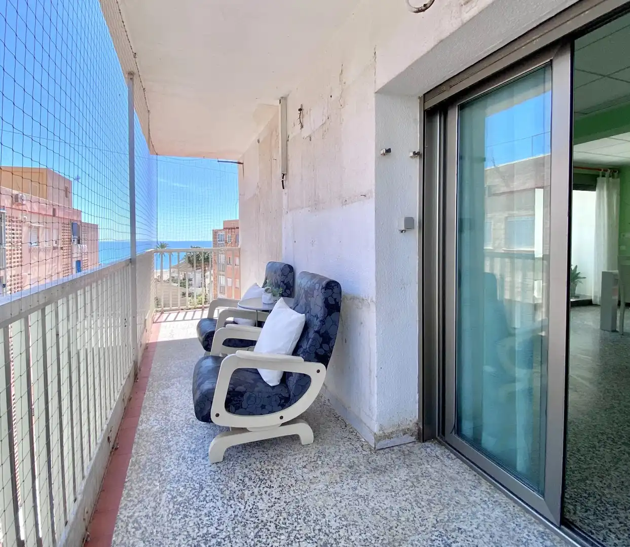 Balcony of Flat for sale in La Pobla de Farnals  with Air Conditioner, Private garden and Balcony