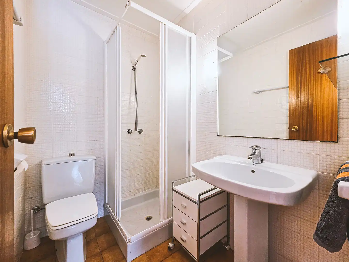 Baño de Piso de alquiler en Sant Pol de Mar con Aire acondicionado, Calefacción y Amueblado