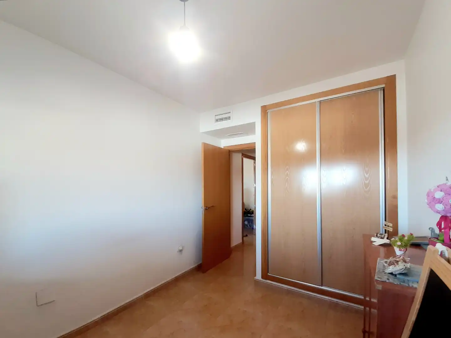 Schlafzimmer von Dachboden zum Verkauf in Archena mit Klimaanlage, Heizung und Terrasse