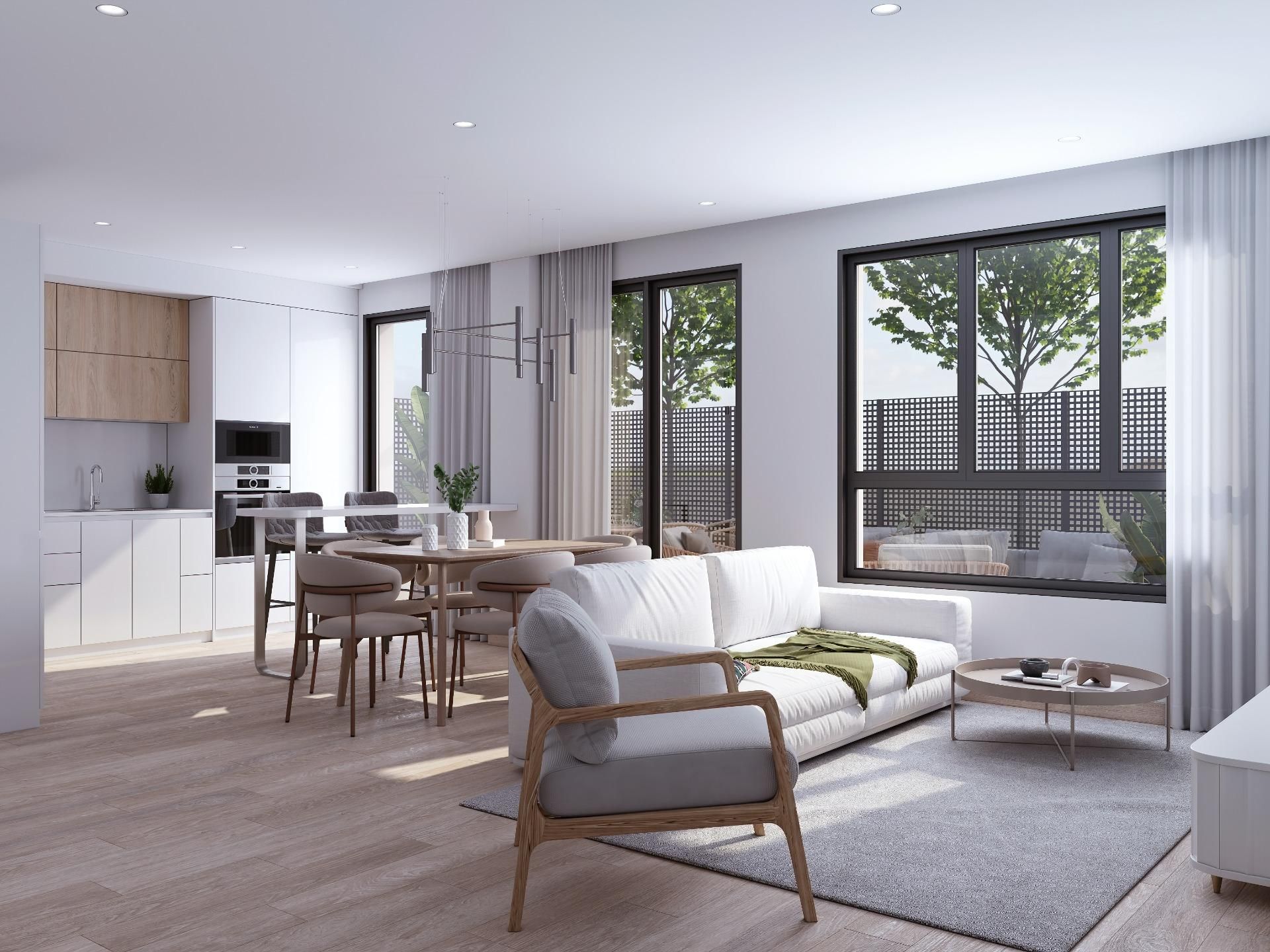 Sala de estar de Piso en venta en Ortuella con Calefacción y Terraza