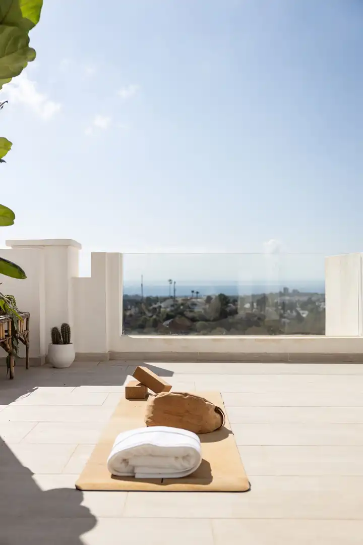 Terrasse von Dachboden zum Verkauf in Marbella mit Terrasse und Balkon