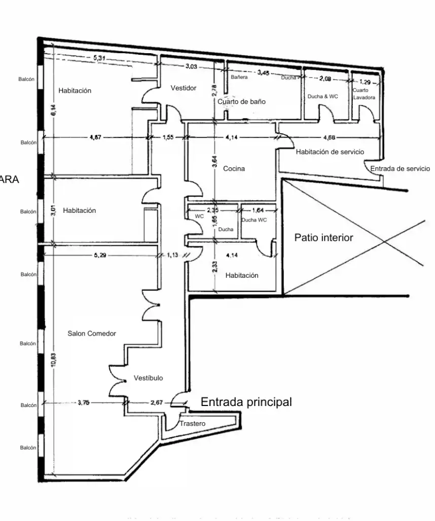 Apartament de lloguer a Plaza de Santa Bárbara, Justicia - Chueca