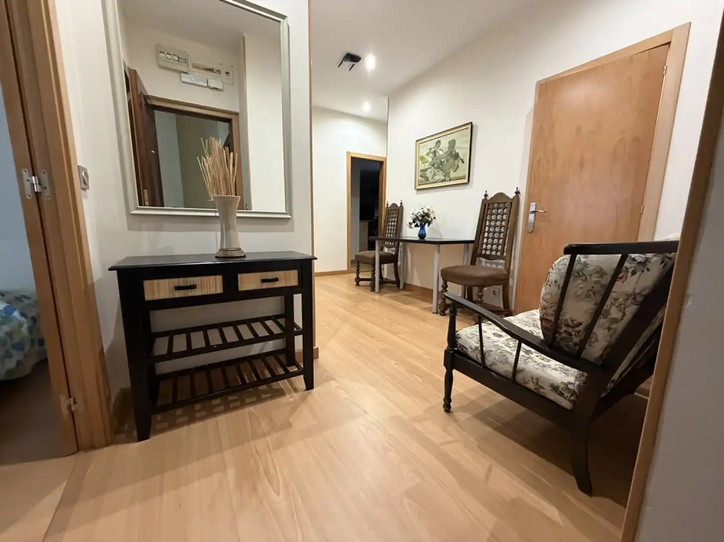 Living room of Flat for sale in Colunga  with Heating, Furnished and Balcony