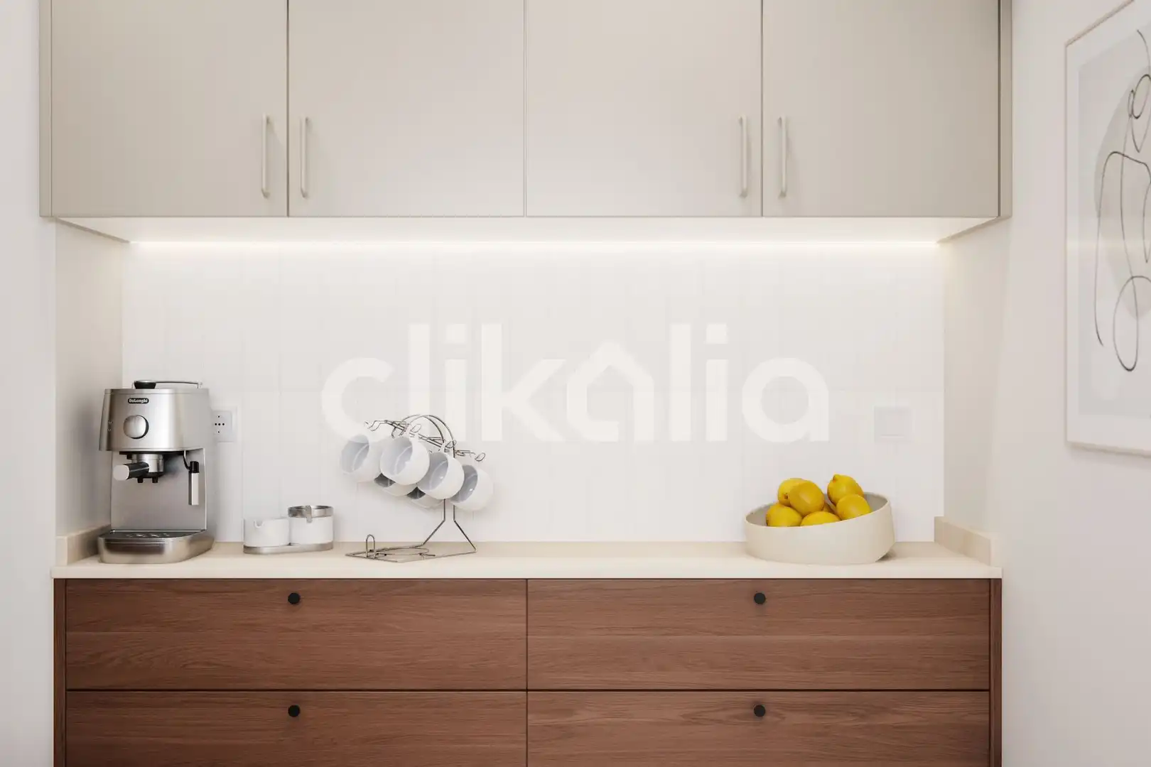 Kitchen of Flat for sale in Madrid  with Air Conditioner, Heating and Terrace