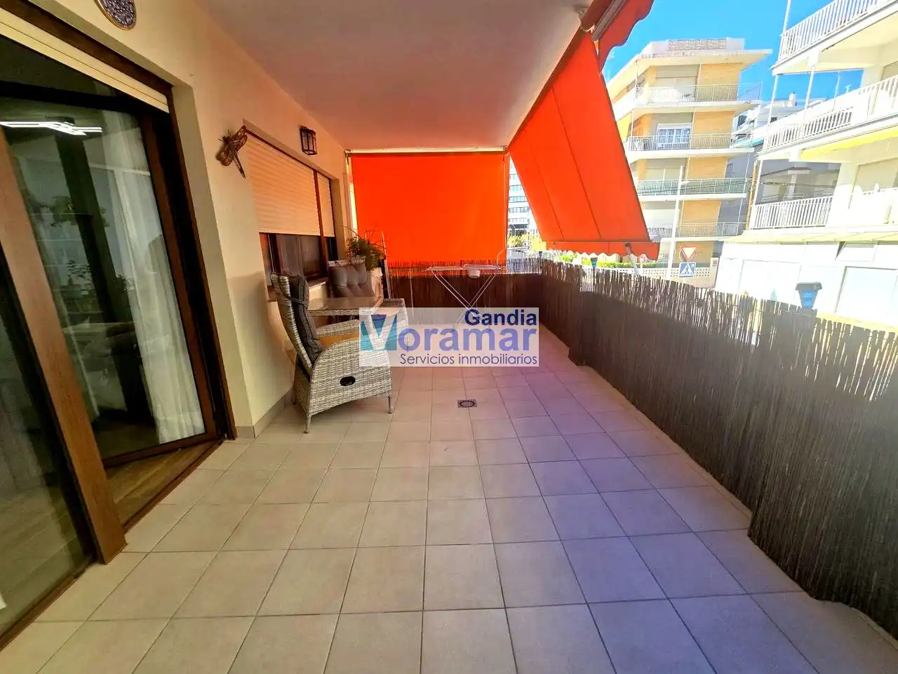 Terraza de Apartamento de alquiler en Gandia con Aire acondicionado, Terraza y Amueblado