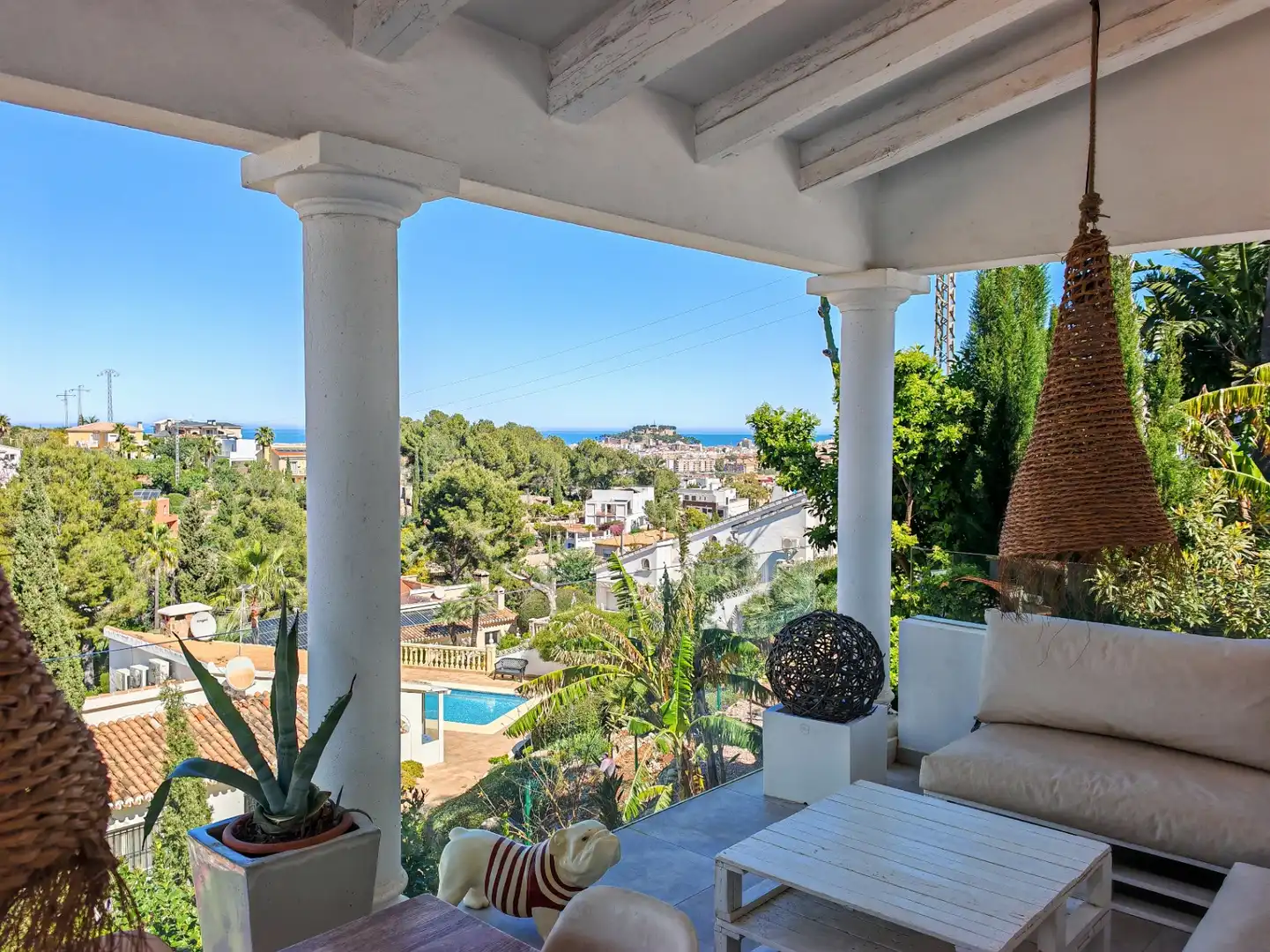 Exterior view of Houses for sale in Dénia  with Air Conditioner, Private garden and Terrace