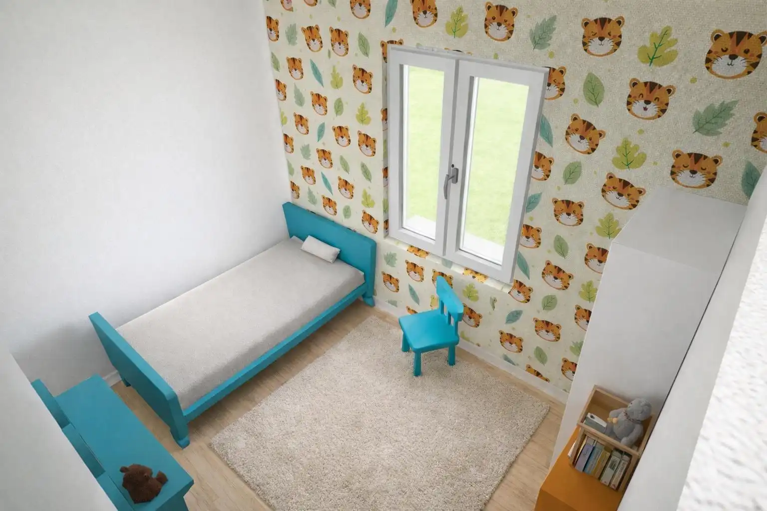 Schlafzimmer von Wohnung zum Verkauf in Tielmes mit Heizung, Abstellraum und Möbliert
