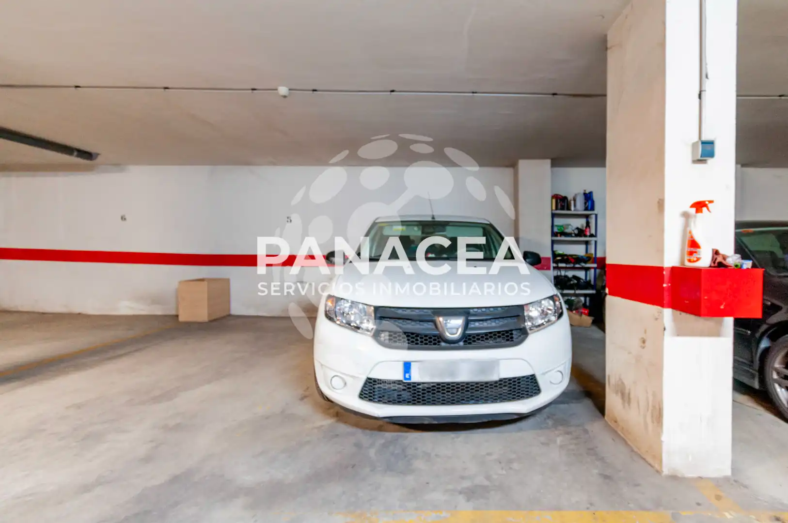 Parking of Flat for sale in Roquetas de Mar  with Furnished, Oven and Washing machine