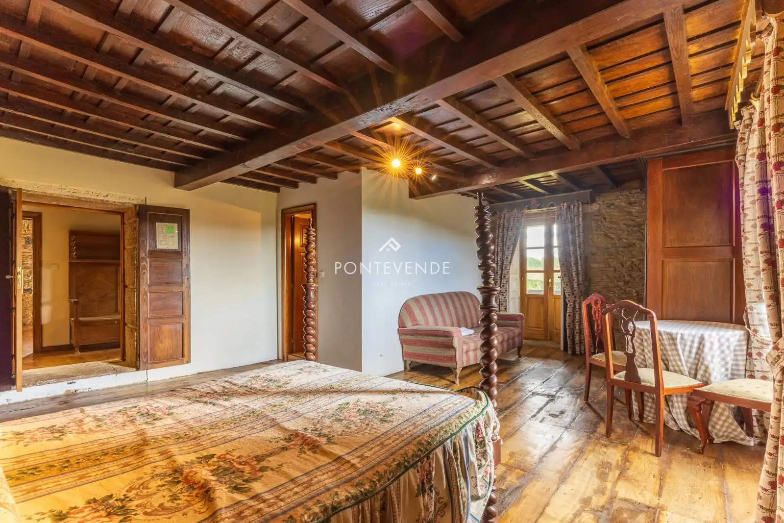 Habitación de Casa o chalet en venta en Santiso con Calefacción, Jardín privado y Terraza