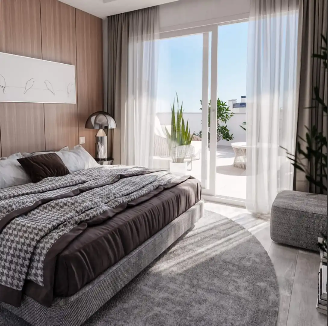 Dormitori de Apartament en venda en Benalmádena amb Aire condicionat, Terrassa i Traster