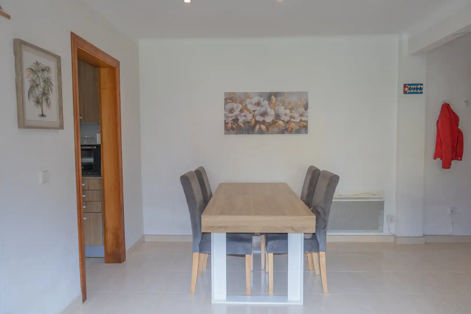Esszimmer von Wohnung zum Verkauf in Palafrugell mit Heizung, Abstellraum und Ofen