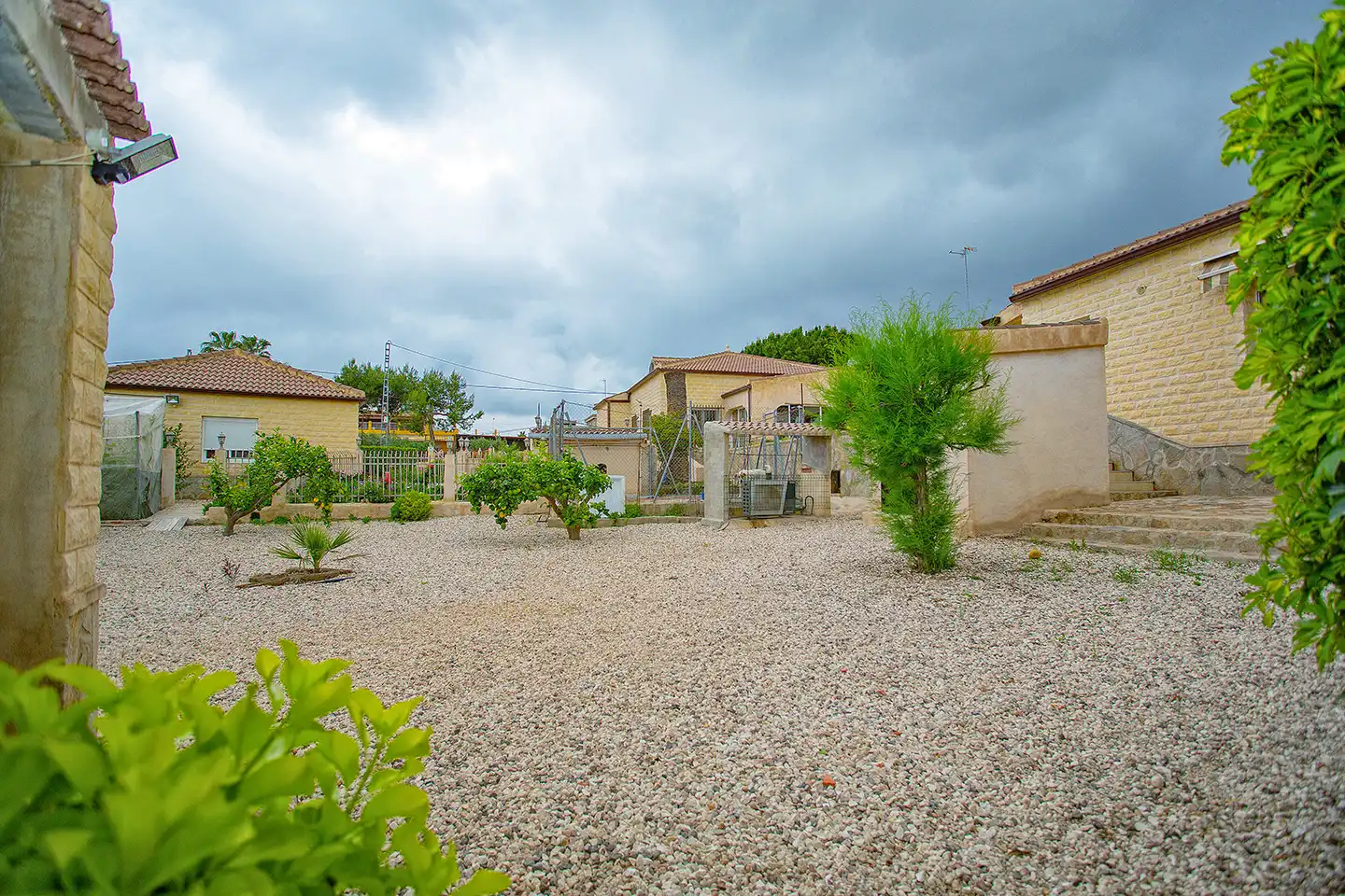 Jardín de Finca rústica en venta en Aspe con Aire acondicionado, Calefacción y Jardín privado