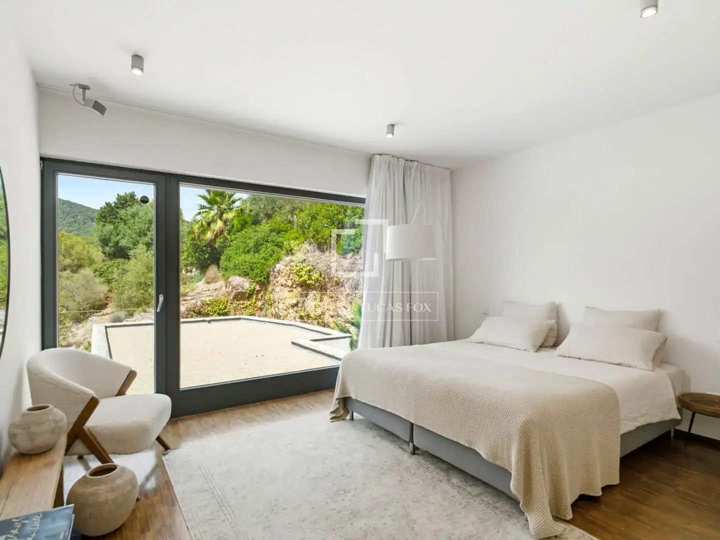 Schlafzimmer von Haus oder Chalet zur Miete in  Palma de Mallorca mit Klimaanlage, Heizung und Privatgarten