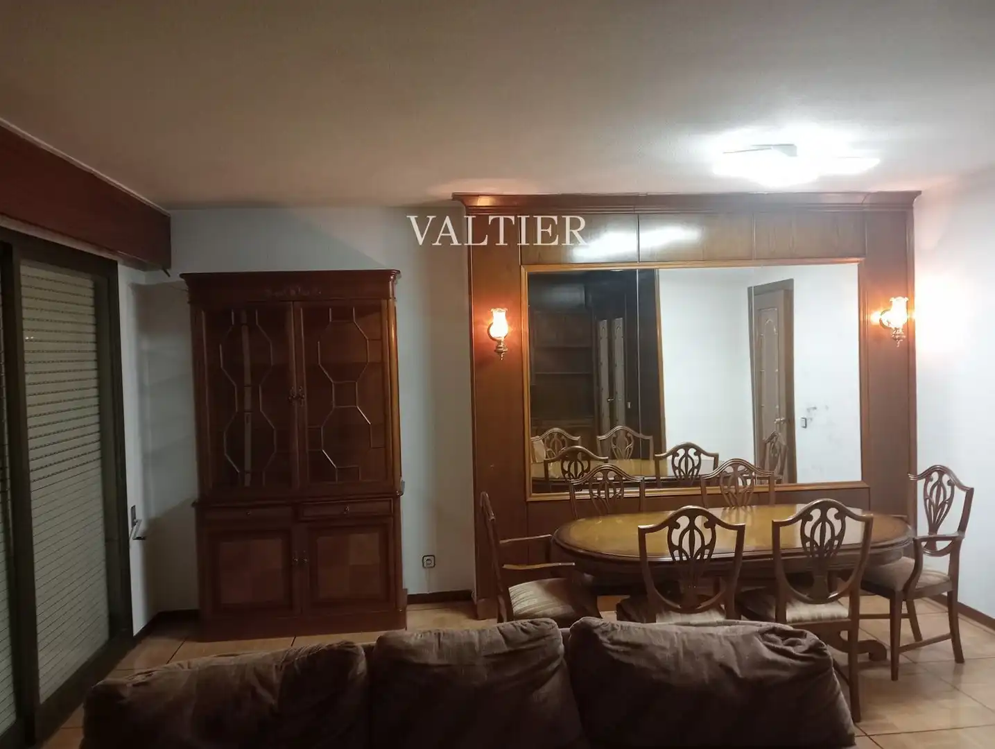 Comedor de Piso de alquiler en Madrid con Aire acondicionado, Terraza y Amueblado