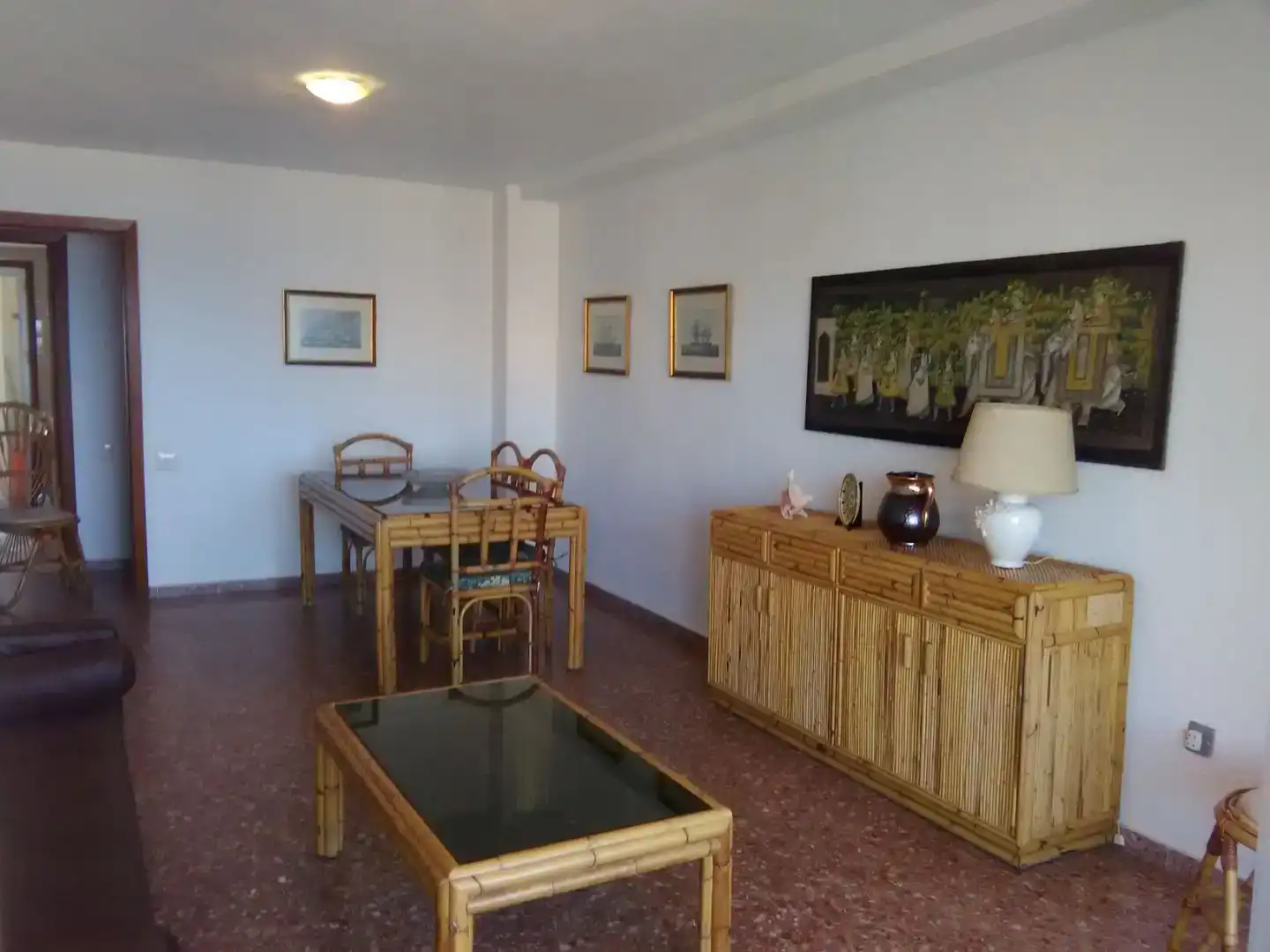 Comedor de Apartamento de alquiler en Cullera con Piscina y Balcón