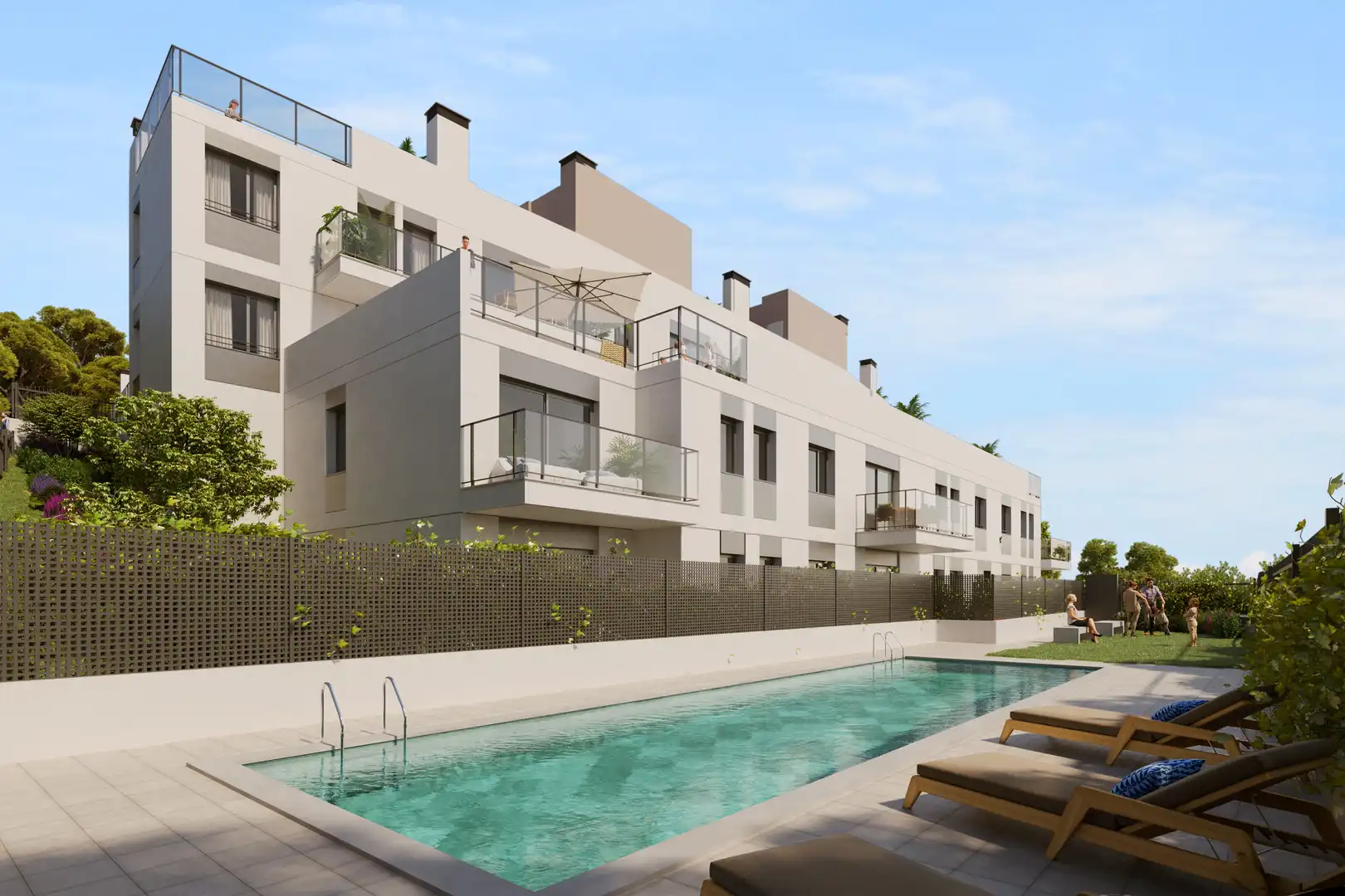 Neubau-Wohnung mit Pool zum Verkauf in Neus Català 24-2, imagen 5