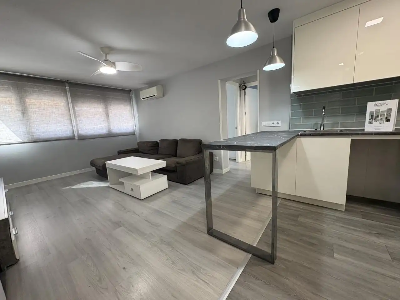 Sala de estar de Piso de alquiler en Madrid con Aire acondicionado y Calefacción