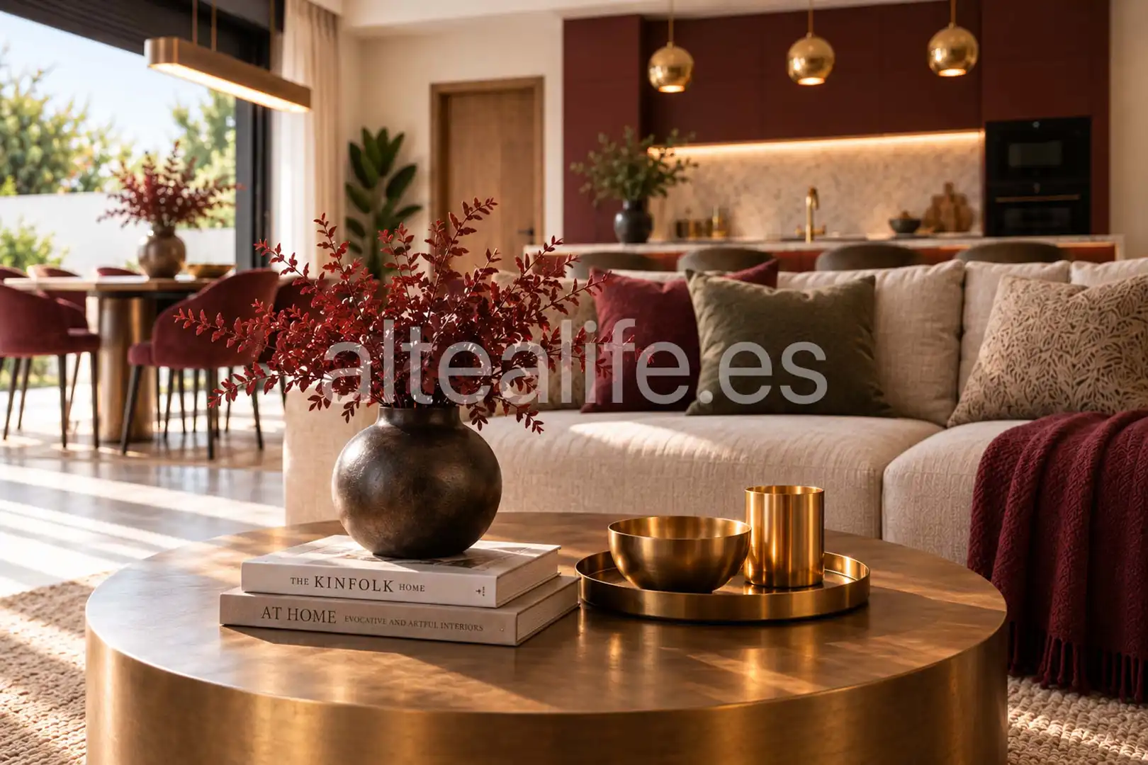 Sala de estar de Casa o chalet en venta en La Nucia con Aire acondicionado, Calefacción y Jardín privado