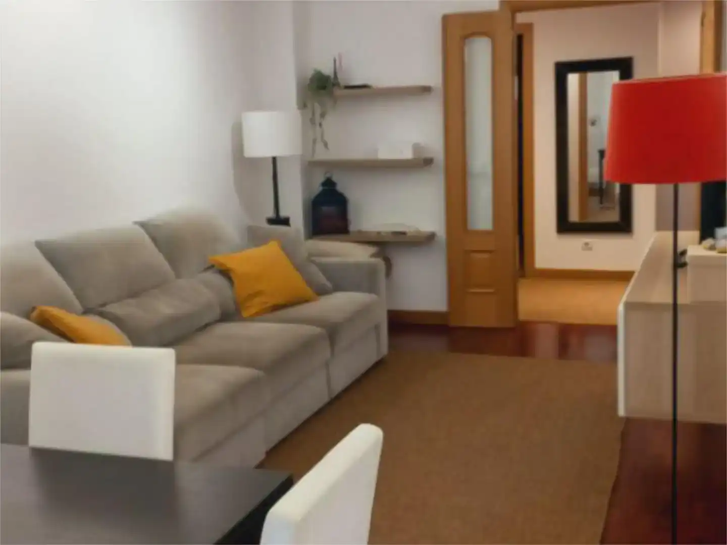 Sala de estar de Dúplex en venta en Trespaderne con Parquet, Trastero y Amueblado