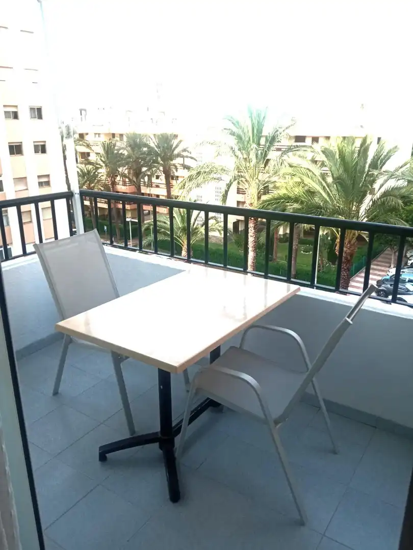 Terrace of Flat for rent in Roquetas de Mar  with Air Conditioner, Heating and Terrace