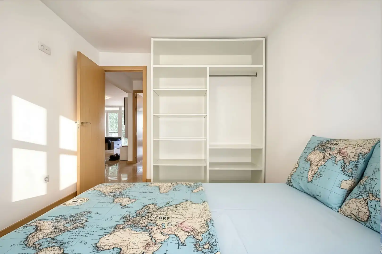 Schlafzimmer von Wohnungen zur Miete in Alicante / Alacant mit Klimaanlage, Heizung und Terrasse