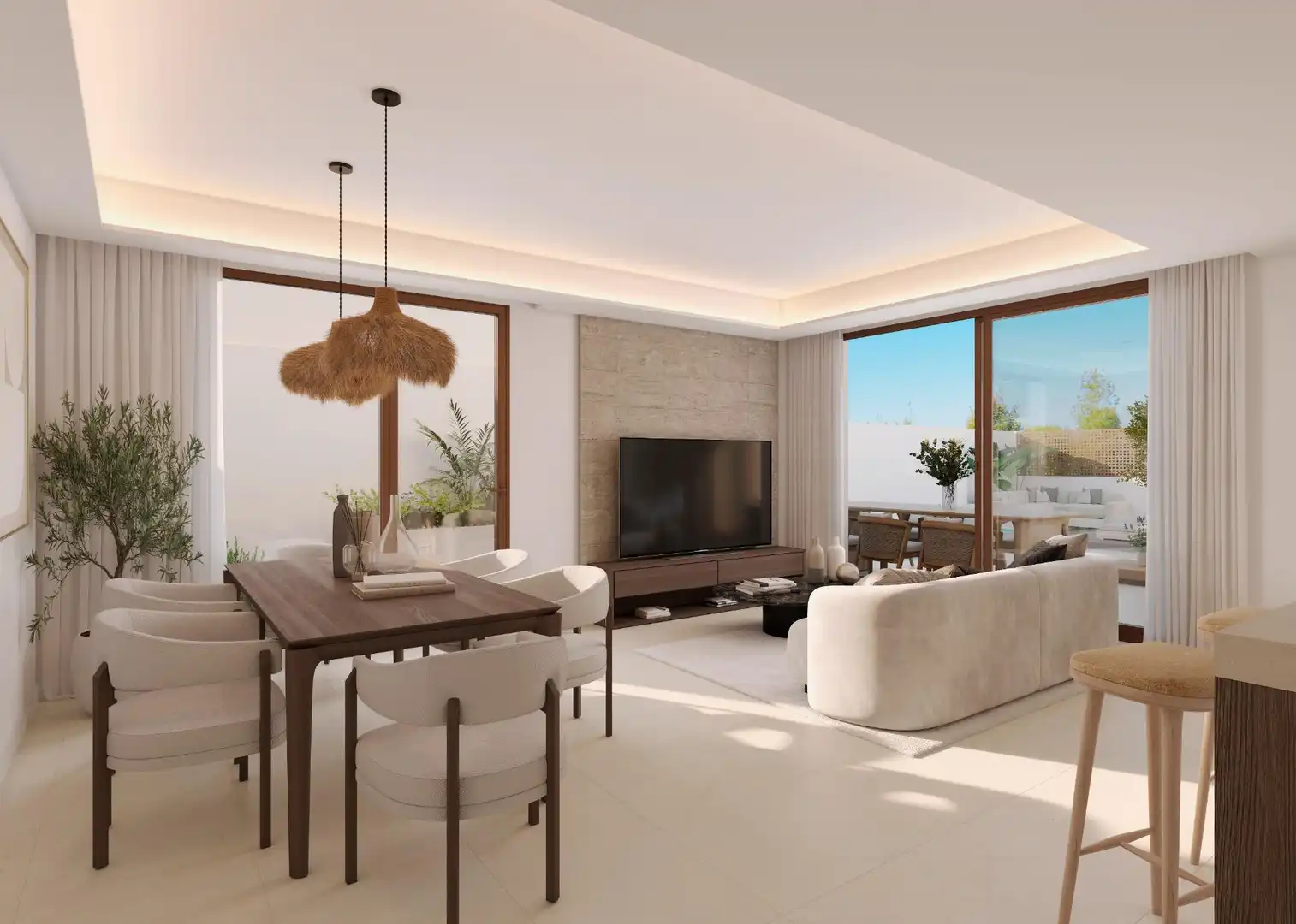 Living room of Houses for sale in Torre-Pacheco  with Air Conditioner, Private garden and Terrace