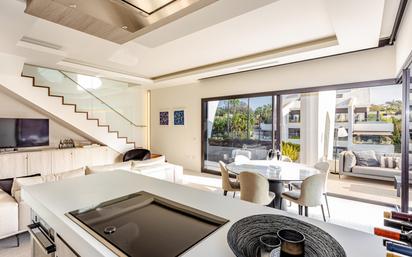 Kitchen of Attic for sale in Marbella  with Air Conditioner, Terrace and Swimming Pool