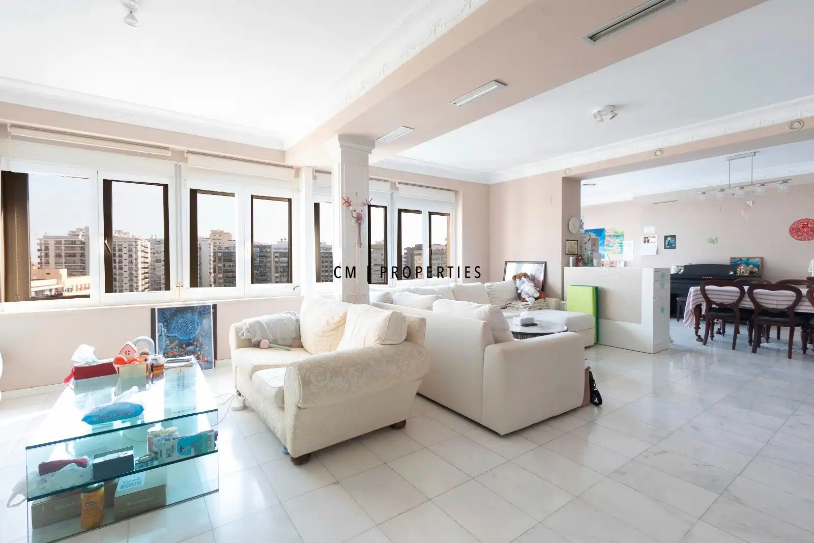 Sala de estar de Piso en venta en Valencia con Aire acondicionado, Amueblado y Balcón