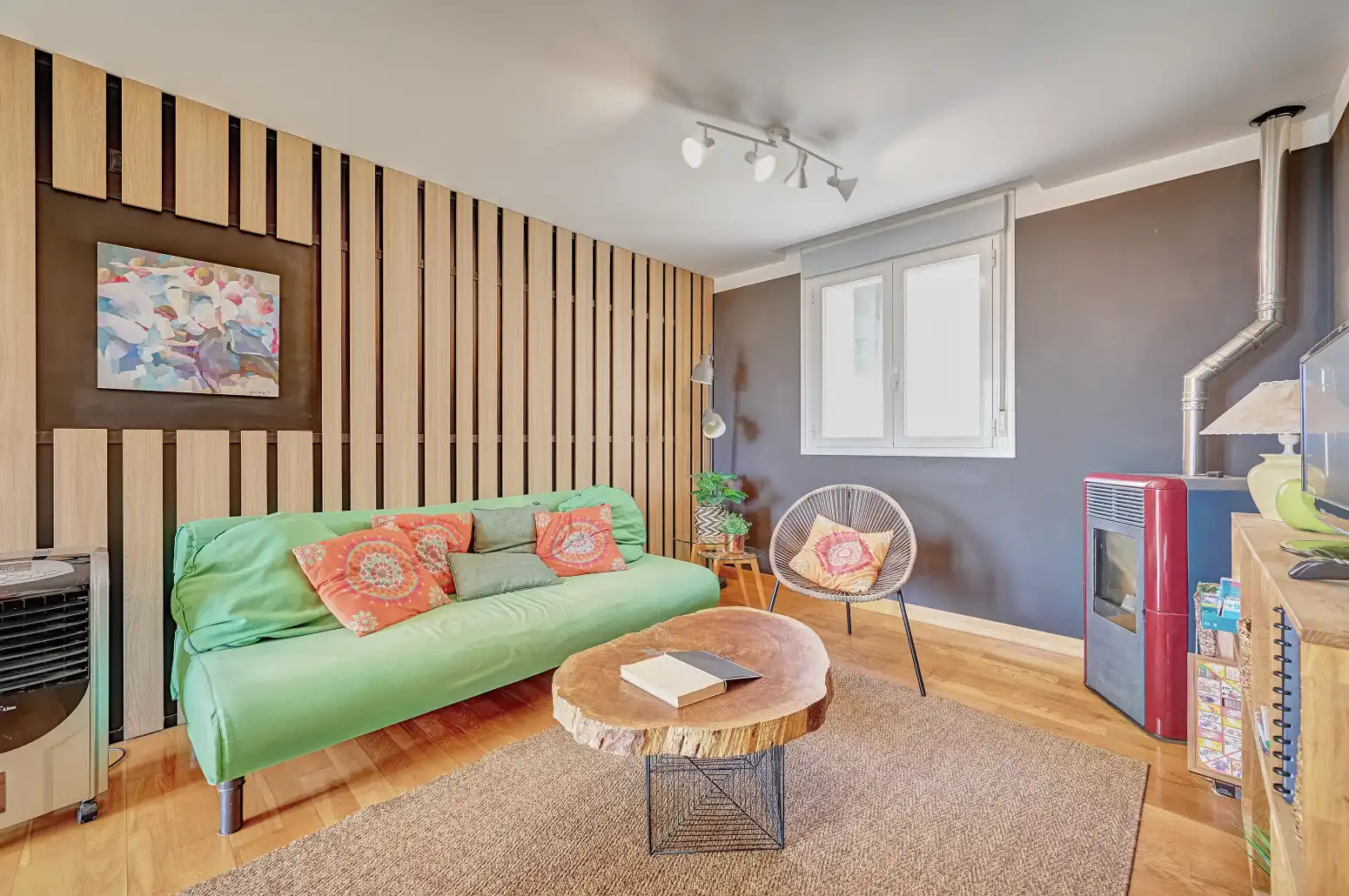 Sala de estar de Piso en venta en Urraul Bajo con Calefacción y Balcón