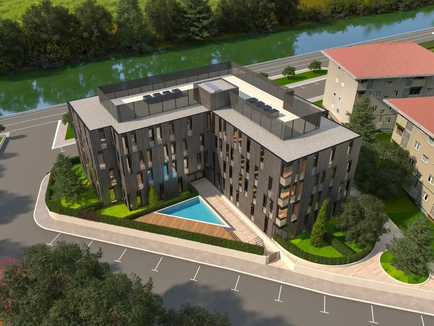 Außenansicht von Wohnung zum Verkauf in Val de San Vicente  mit Terrasse und Gemeinschaftspool