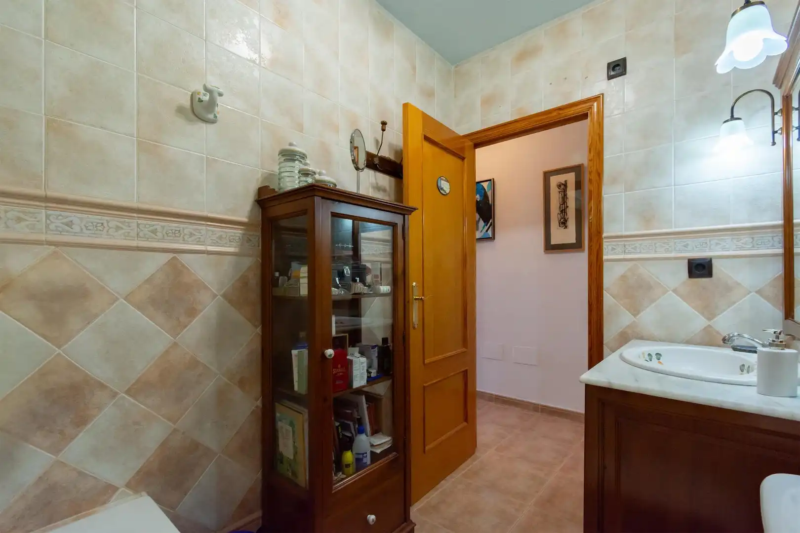 Baño de Casa o chalet en venta en Cartagena con Aire acondicionado, Jardín privado y Terraza