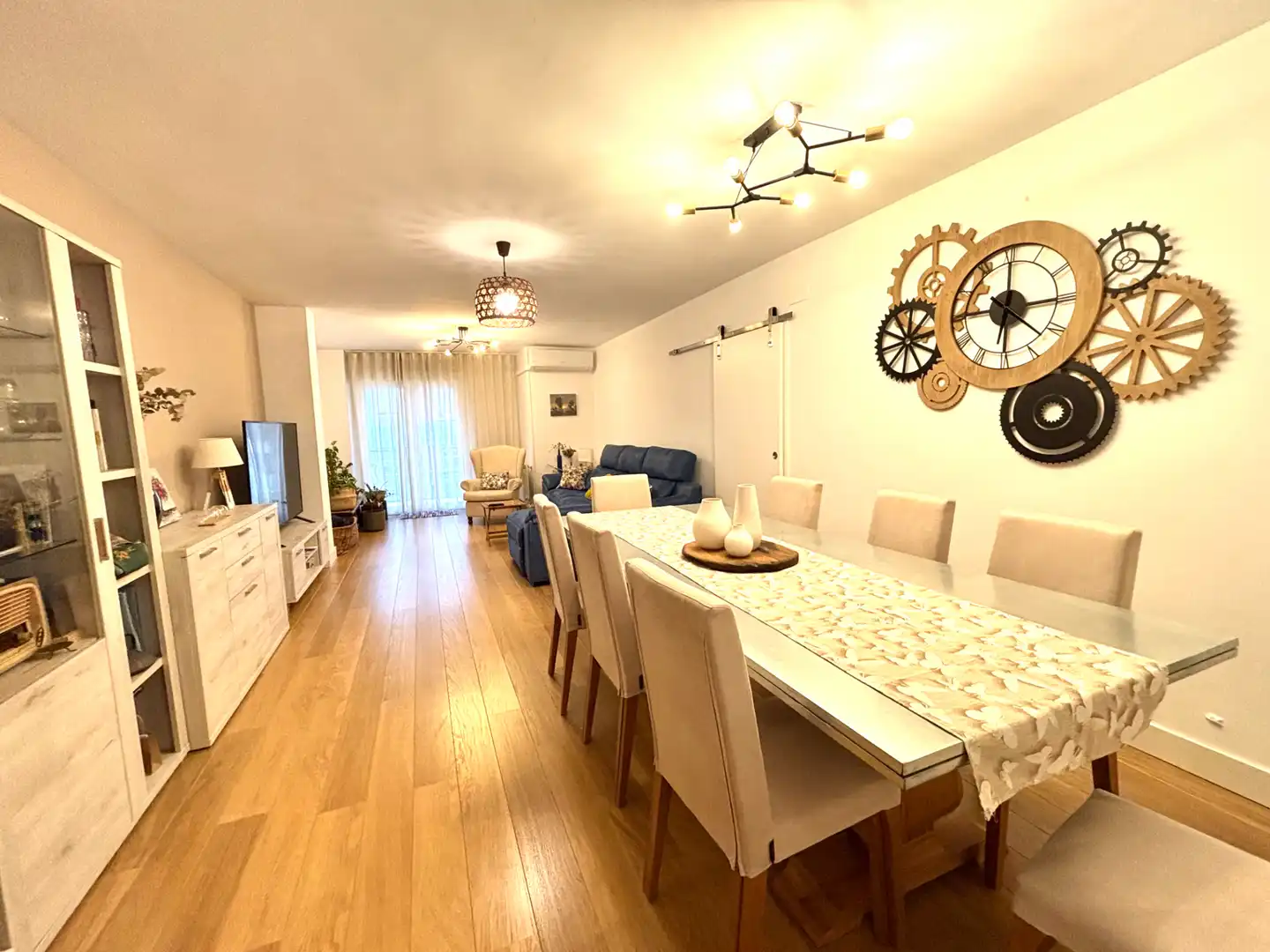 Esszimmer von Wohnung zum Verkauf in Plasencia mit Klimaanlage, Heizung und Parkett