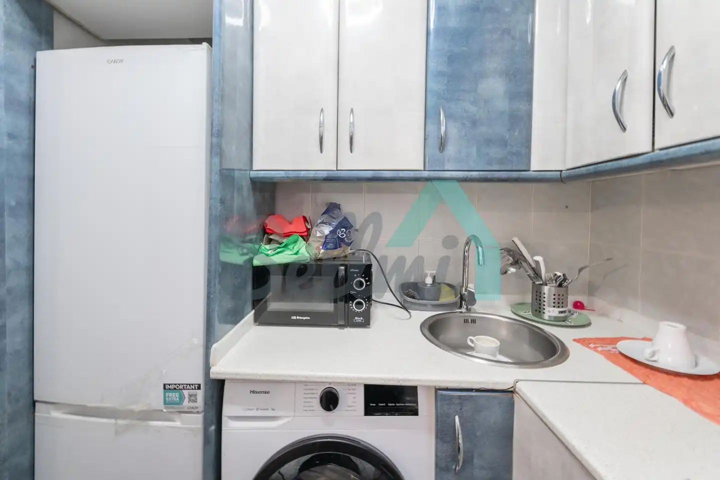Cocina de Piso de alquiler en Avilés con Calefacción y Amueblado