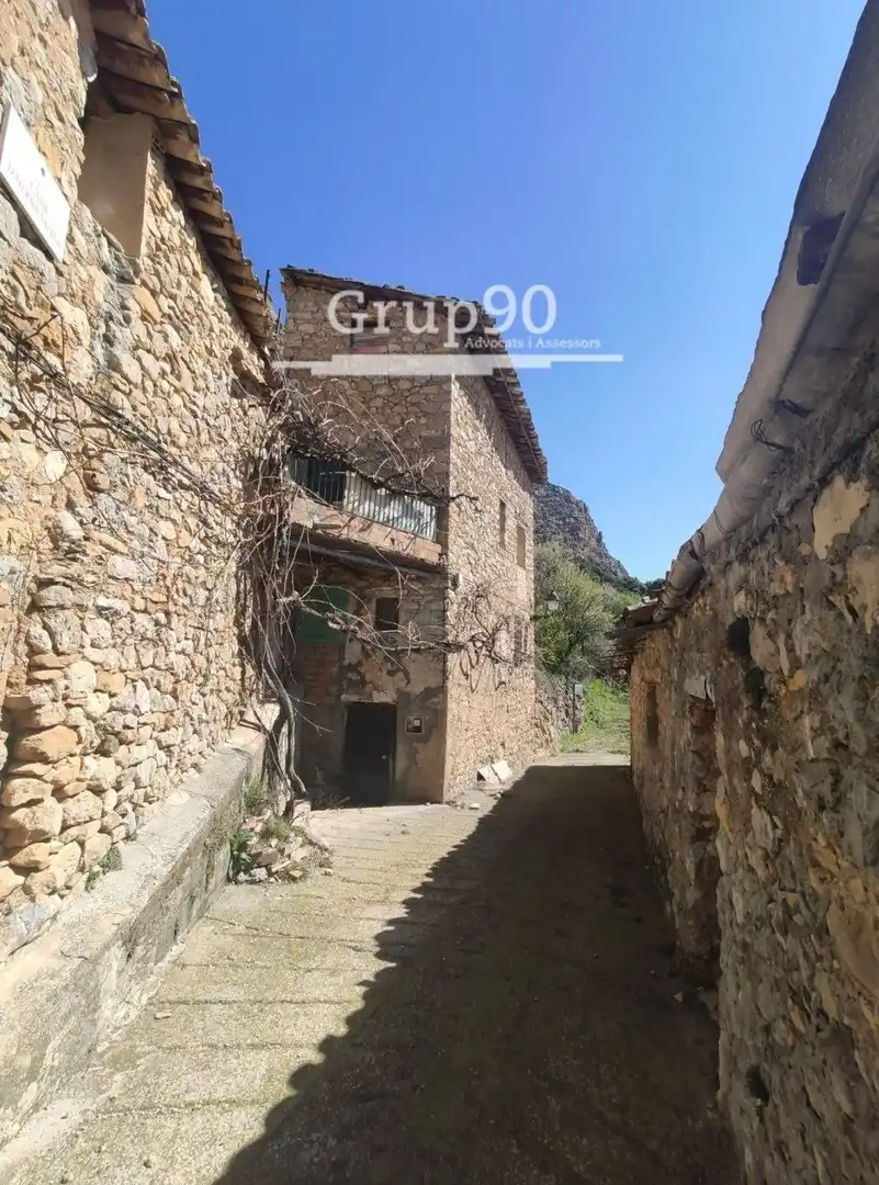 Vista exterior de Finca rústica en venda en Conca de Dalt amb Terrassa