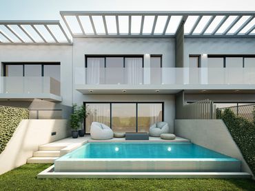 Maison mitoyenne avec piscine à vendre à La Cala Golf - Lagar Martell