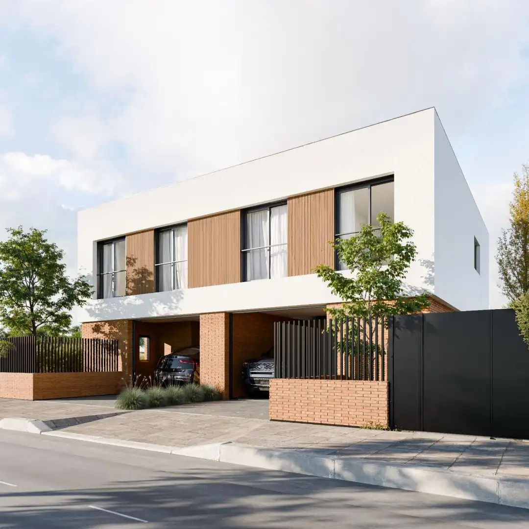 Vista exterior de Casa adosada en venta en Sant Celoni con Aire acondicionado, Calefacción y Jardín privado